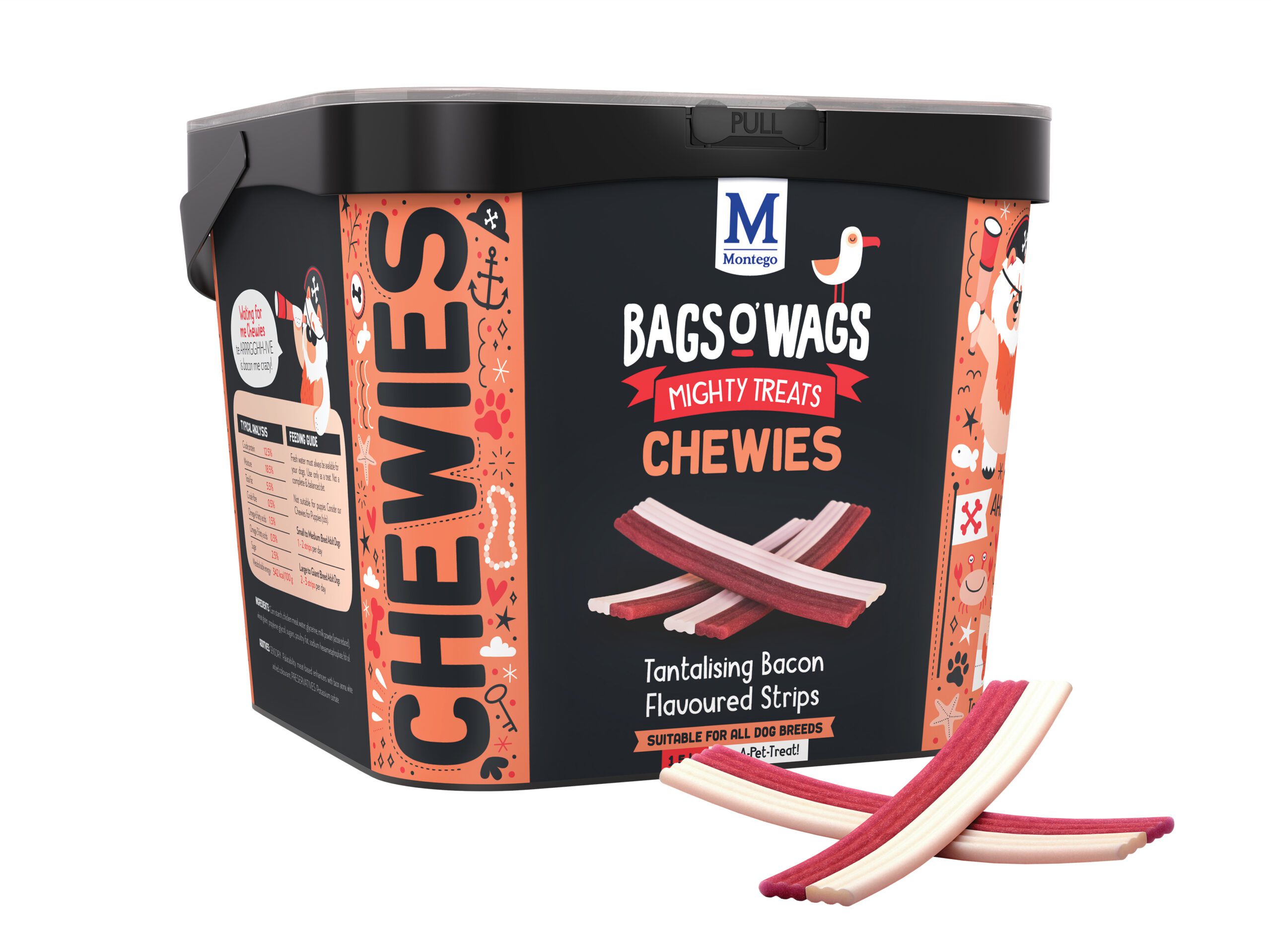 Bags O Wags Bacon Strips