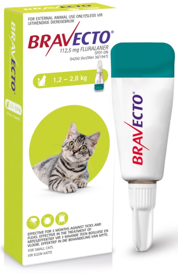 Bravecto Cat Small 1.2 - 2.8Kg