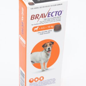 Bravecto Dog Small 4.5 - 10Kg 1`s