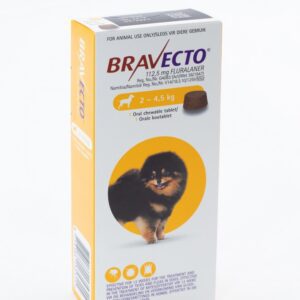 Bravecto Dog Mini 2 - 4.5Kg 1`s