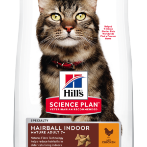Hills Hairball Indoor Mature Adult Cat - Chicken