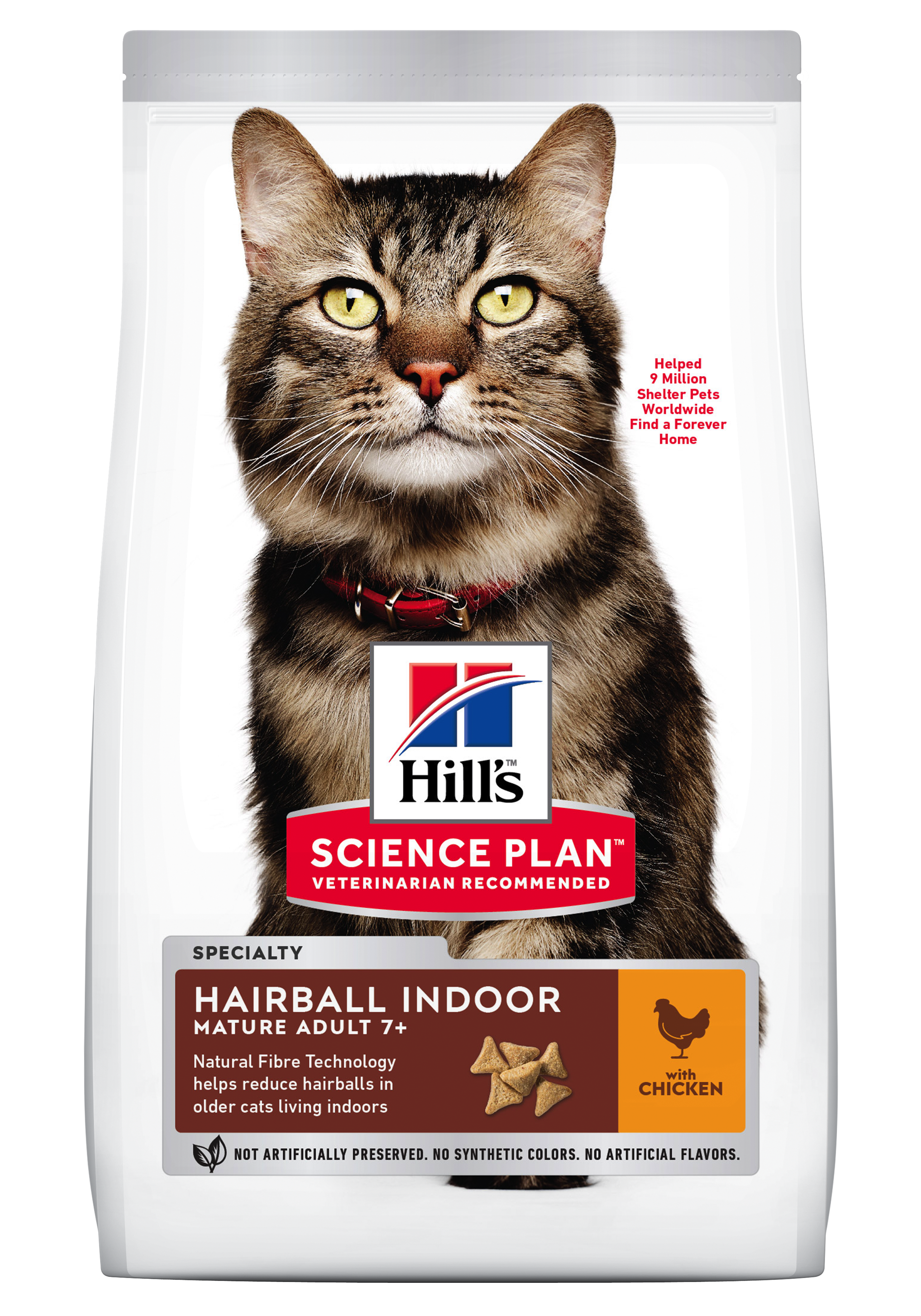 Hills Hairball Indoor Mature Adult Cat - Chicken