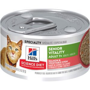 Hills Senior Vitality Mature Adult Wet Cat - Chicken & Rice