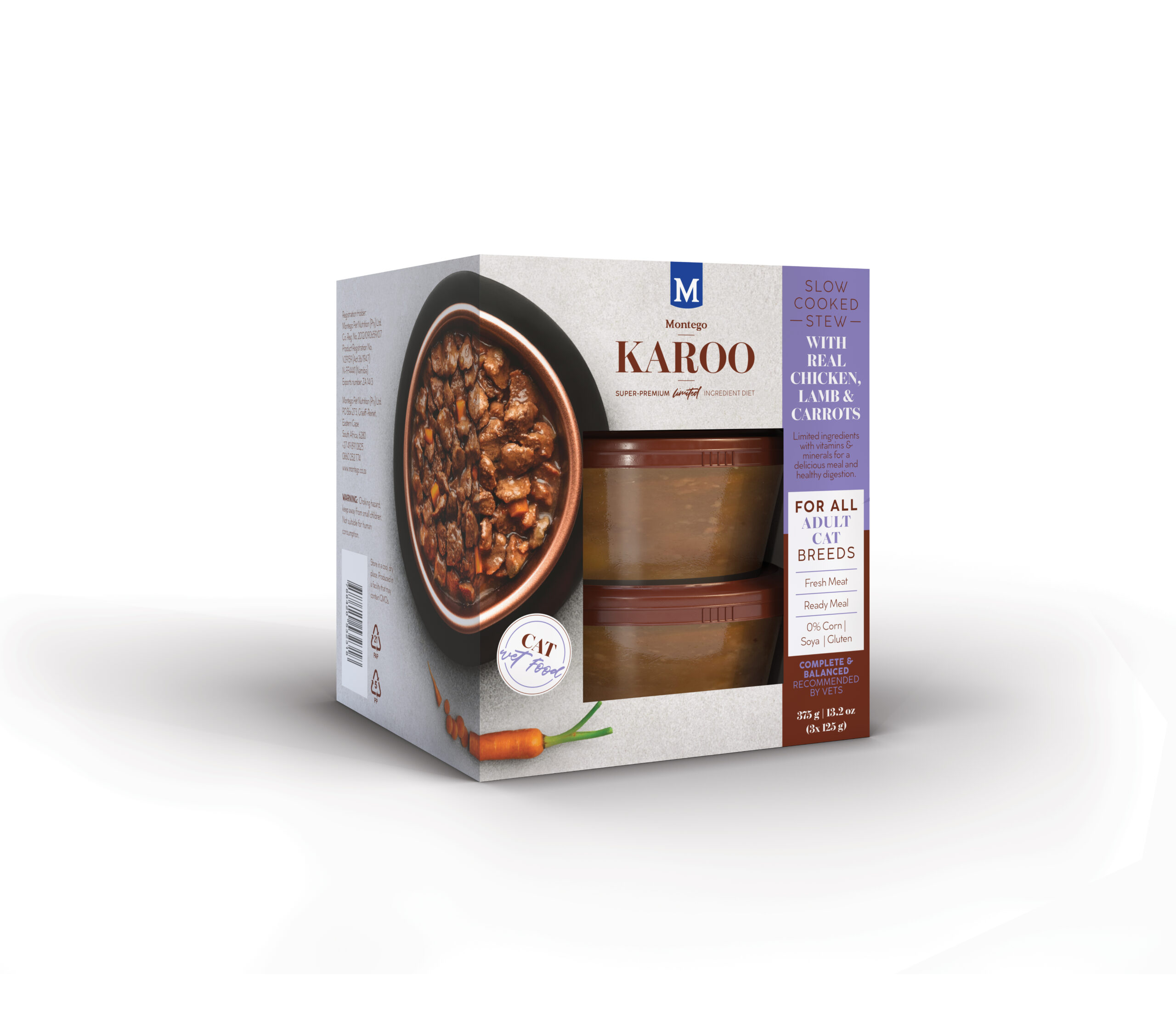 Montego Karoo Cat Wet Food - Chicken & Lamb