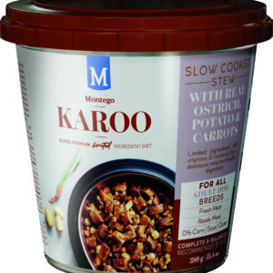 Montego Karoo Adult Dog Wet Food - Ostrich with Green Peas