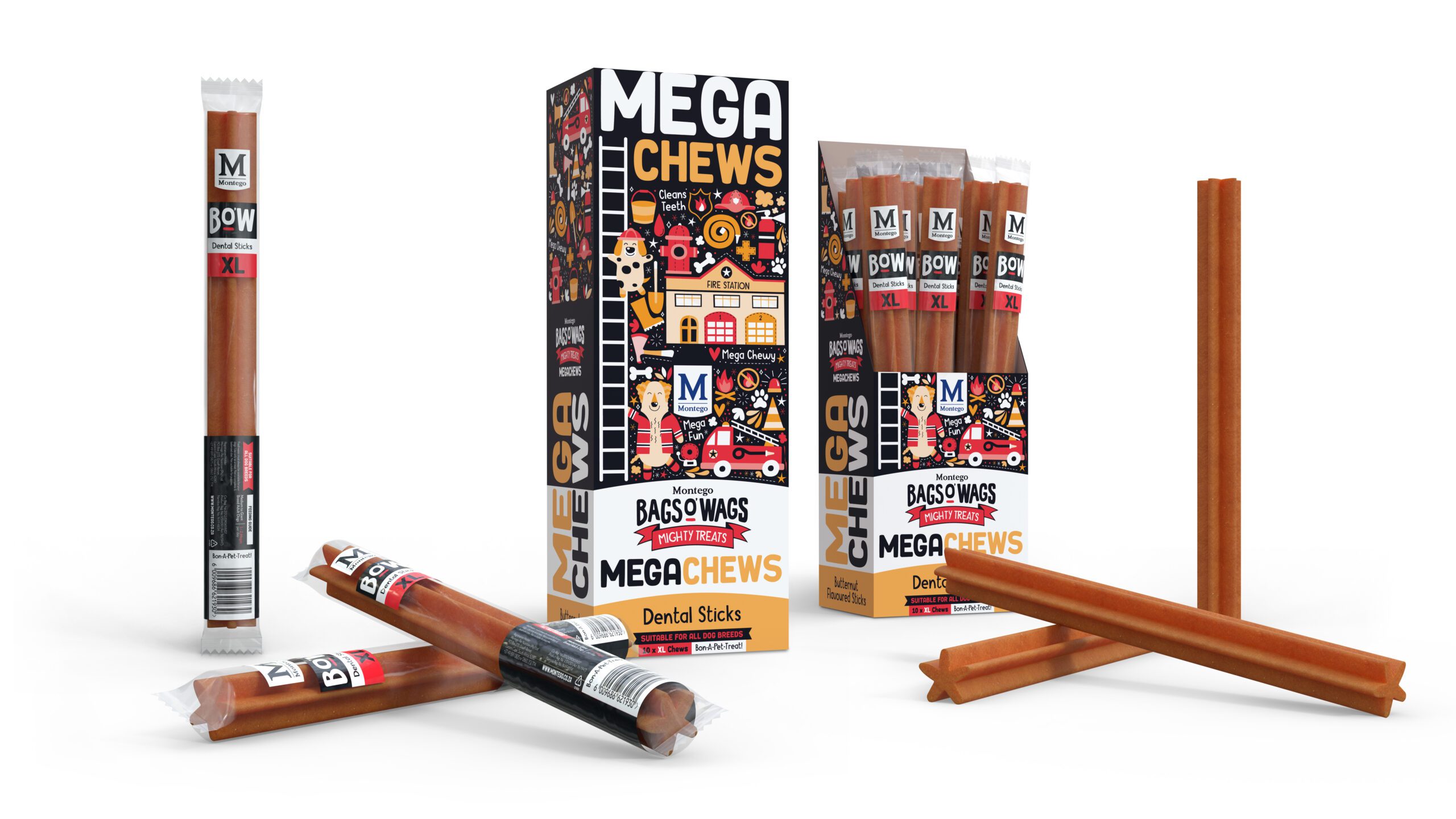 Bags O Wags Megachews Dental Tubes