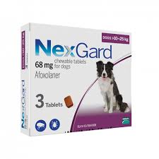NexGard Dog 10.1 - 25Kg (68.0Mg) 3`S
