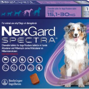 NexGard Spectra Dog 15,1-30Kg (Large) 1`s