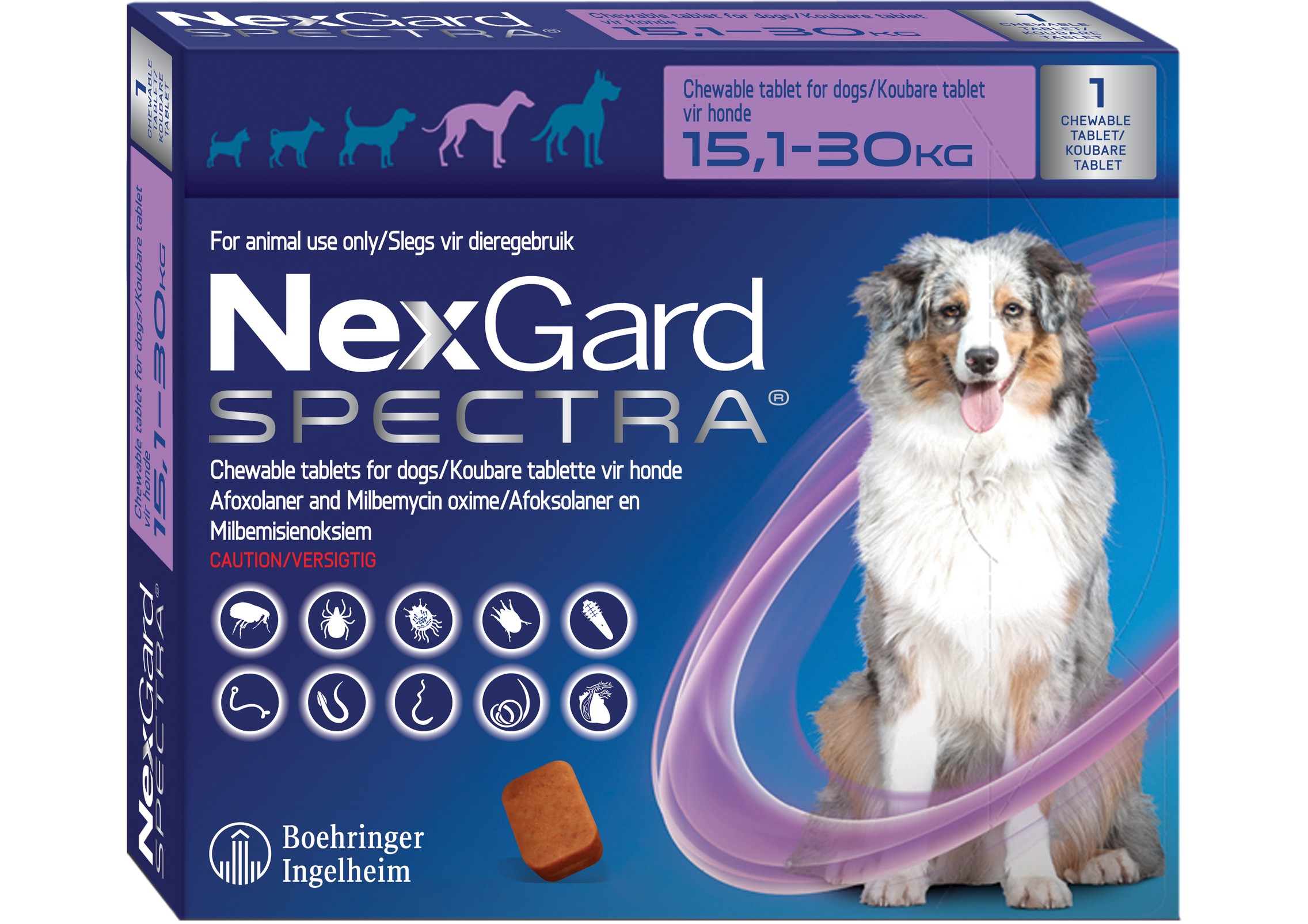 NexGard Spectra Dog 15,1-30Kg (Large) 1`s