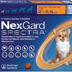 NexGard Spectra 2 -3.5Kg (XSmall) 1`s